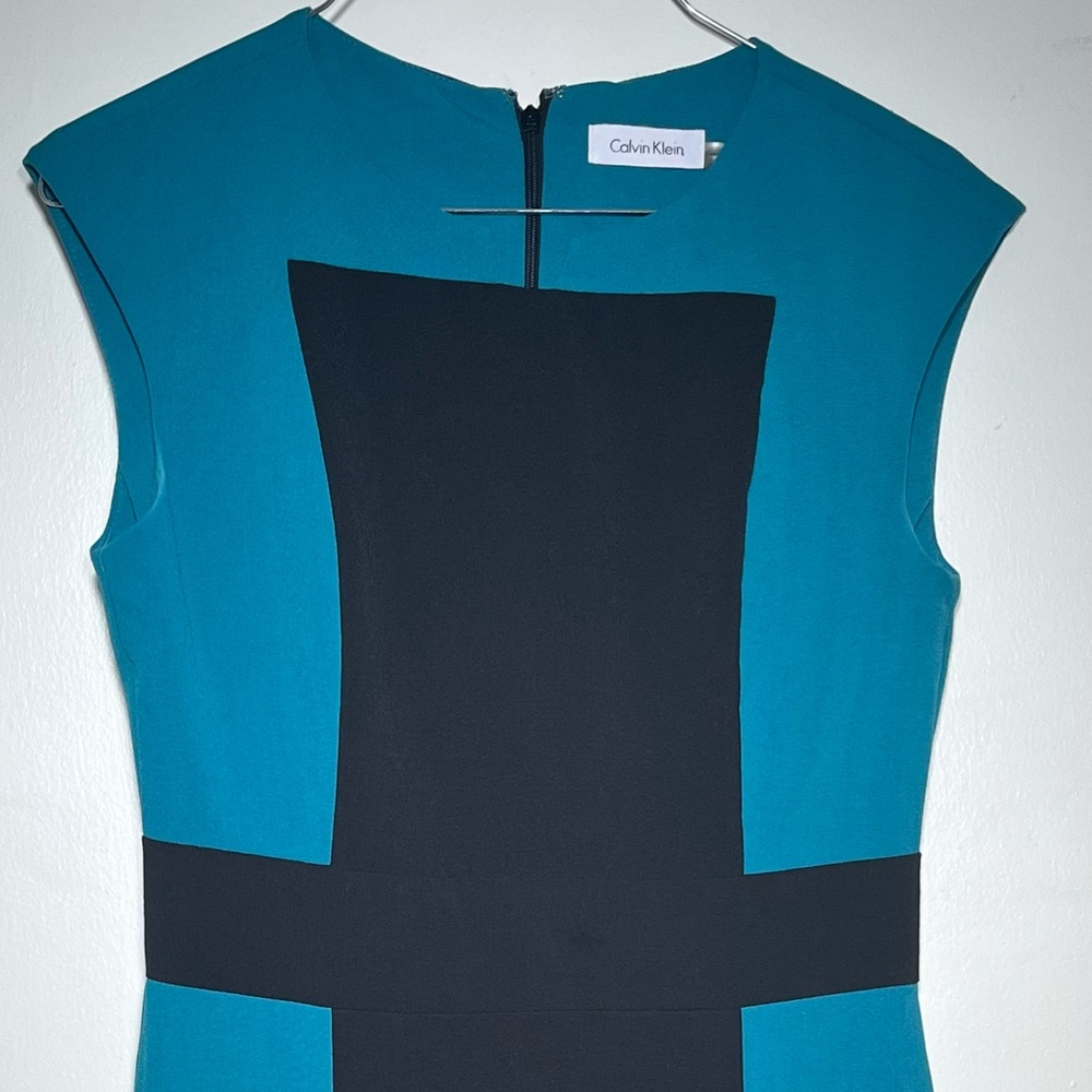 Calvin Klein Color Block Dress - Size 2
